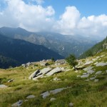die Reste der Alpe Quagiui