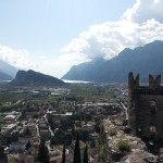 Blick von Burg Arco auf den Gardasee
