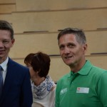 Schweinfurts OB Sebastian Remelé und 1. Vorsitzender Joachim Lindner