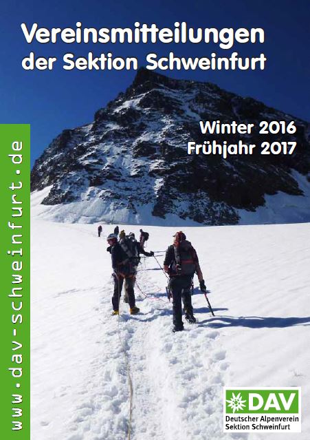 Sektionsmitteilungen Winter 2016 / Frühjahr 2017