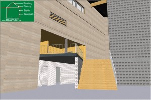 Animation-Vorabzug-Sitztreppe
