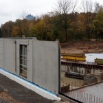 Baustelle am 9. November 2014 - Außenwand Boulderraum