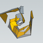 Boulderraum von unten