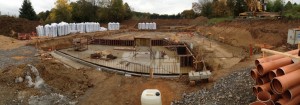 Die Baustelle am 11.10.2014