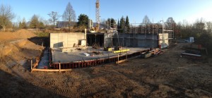 Die Baustelle am 23.11.2014
