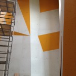 Schulungsbereich - Wand zum Verwaltungsbau