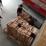 Die Kartons mit den KLettergriffen