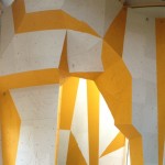 Der große Bogen in der Haupthalle von vorne
