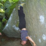 Bouldern upside down
